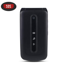 Load image into Gallery viewer, Flip Mobile Phone for Seniors with SOS Big Button on The Back, SIM-Free Dual SIM Dual Standby Quick Dial Key Easy-to-use Phones