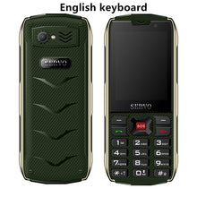 Load image into Gallery viewer, SERVO H8 Mobile Phone 2.8inch 4 SIM card 4 standby Bluetooth Flashlight GPRS 3000mAh Power Bank Phone Russian Language keyboard