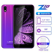 Load image into Gallery viewer, LEAGOO Z10 Android Mobile Phone 5.0" 18:9 Display 1GB RAM 8GB ROM MT6580M Quad Core 2000mAh 5MP Camera 3G Smartphone