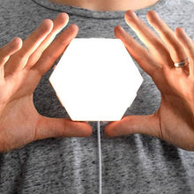 Load image into Gallery viewer, Modular Touch Lights LED Hex Lights DIY Quantum Lamps Magnetic Sensitive Lighting Night Light Home Decoration Wall Lampara