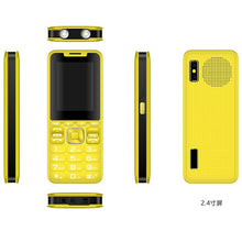 Load image into Gallery viewer, Mafam Music Mobile Phone Big Speaker Sound Quad 4 Sim 4 Standby Magic Voice Changer Power Bank 2.4 Display Dual Flashlight