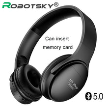 Load image into Gallery viewer, H1 Pro Wireless Gaming Headset Bluetooth V5.0 HD HIFI Stereo Noise Canceling Hands-free Headphone with TF Card Slot Mic Earphone