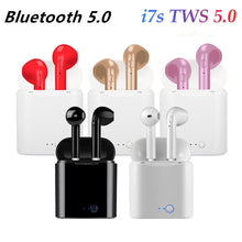 Load image into Gallery viewer, i7s Tws Wireless Headphones sports Earbuds Handsfree in ear Bluetooth Earphones music Headset Works on all smartphones goophone