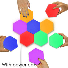 Load image into Gallery viewer, Quantum Lamp LED Modular Touch Sensitive Lighting DIY Hexagonal Novelty Creative Magnetic Night Lights Decoration Wall Lampara