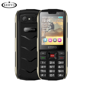 SERVO H8 Mobile Phone 2.8inch 4 SIM card 4 standby Bluetooth Flashlight GPRS 3000mAh Power Bank Phone Russian Language keyboard