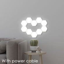 Load image into Gallery viewer, Modular Touch Lights LED Hex Lights DIY Quantum Lamps Magnetic Sensitive Lighting Night Light Home Decoration Wall Lampara
