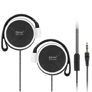 Shini Q940 Headphones with Microphone 3.5mm Headset EarHook Earphone For Mp3 Player Computer Mobile Telephone Earphone Wholesale