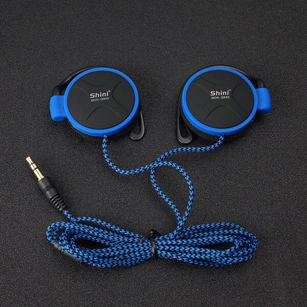 Shini Q940 Headphones with Microphone 3.5mm Headset EarHook Earphone For Mp3 Player Computer Mobile Telephone Earphone Wholesale