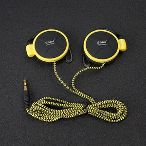 Shini Q940 Headphones with Microphone 3.5mm Headset EarHook Earphone For Mp3 Player Computer Mobile Telephone Earphone Wholesale