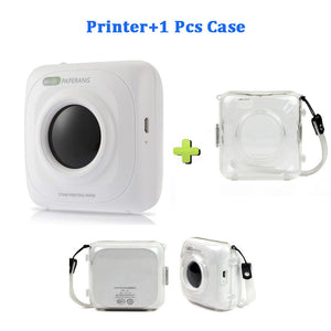 Portable Bluetooth Printer Mini Pocket Photo Printer Mobile Phone Pictures Thermal Printer For iOS Android Windows Handheld 58mm