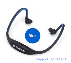 S9 Wireless Headphone Sport Bluetooth Earphone Support TF/SD Card FM True Cordless Earbuds Handsfree Headset with Mic for Phone