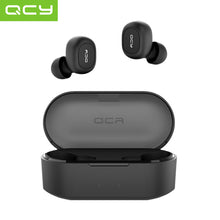 Load image into Gallery viewer, QCY QS2 Bluetooth Headphones V5.0 Eardphones 3D Stereo Sports Wireless Earphones with Dual Microphone
