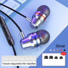 Load image into Gallery viewer, Wired Earphones Earbuds Headphones 3.5mm In Ear Earphone Earpiece With Mic Stereo Headset For Samsung S6 Xiaomi Phone Computer
