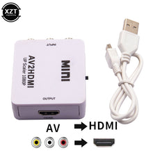 Load image into Gallery viewer, Mini AV2HDMI RCA AV HDMI CVBS to HDMI Converter Box AV to HDMI Video Adapter for HDTV TV PC DVD Xbox Projector
