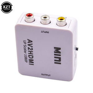 Mini AV2HDMI RCA AV HDMI CVBS to HDMI Converter Box AV to HDMI Video Adapter for HDTV TV PC DVD Xbox Projector