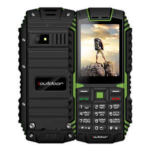 ioutdoor T1 2G Feature Mobile Phone Rugged IP68 Waterproof Phone FM GSM SIM Card Led Flashlight 2MP Russian Keyboard Cellphone