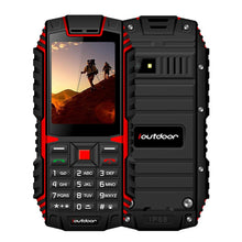 Load image into Gallery viewer, ioutdoor T1 2G Feature Mobile Phone Rugged IP68 Waterproof Phone FM GSM SIM Card Led Flashlight 2MP Russian Keyboard Cellphone
