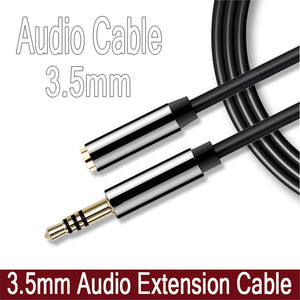 3.5mm Male to Female M/F Stereo 1/2/3M Headphone Extension Cable Aux Cord 4 Pole Fashion Cable Audio Jack 3.5 Computers MP3