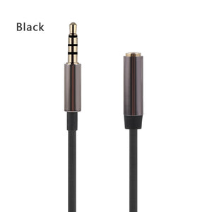 3.5mm Male to Female M/F Stereo 1/2/3M Headphone Extension Cable Aux Cord 4 Pole Fashion Cable Audio Jack 3.5 Computers MP3