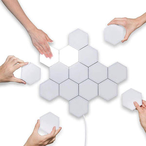 Quantum Lamp LED Modular Touch Sensitive Lighting DIY Hexagonal Novelty Creative Magnetic Night Lights Decoration Wall Lampara